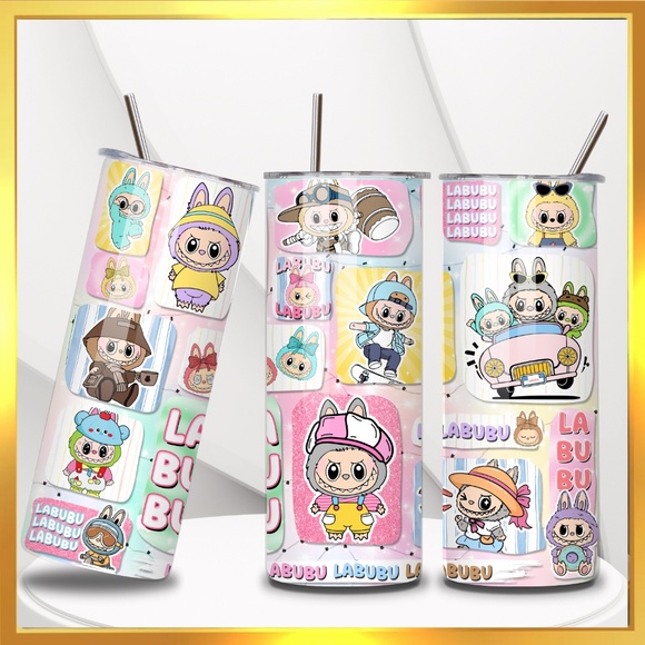 Labubus -  20oz Tumbler Stainless Steel - Design created by me - Picture 2 of 6